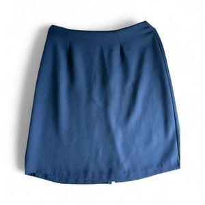 Party Express Career Navy Blue Midi Corp core Pencil Skirt Office siren SZ 10